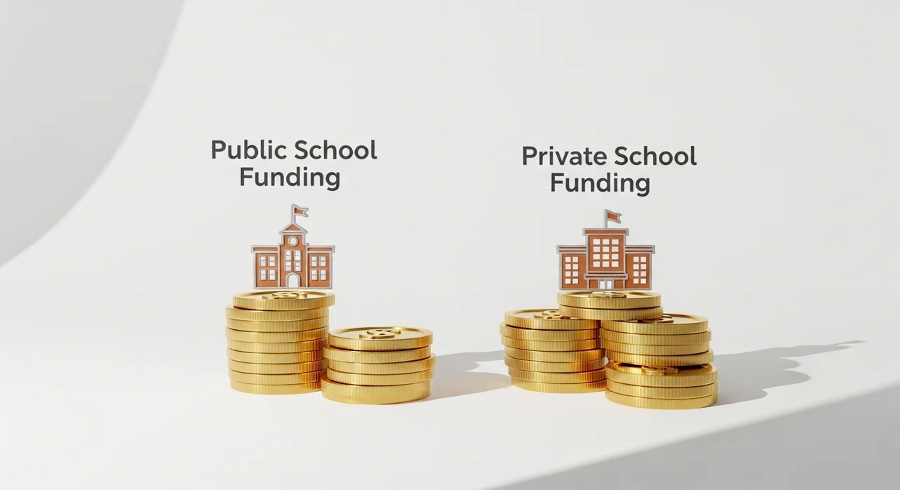 유치원 유형별 지원 금액 (국공립 vs 사립)