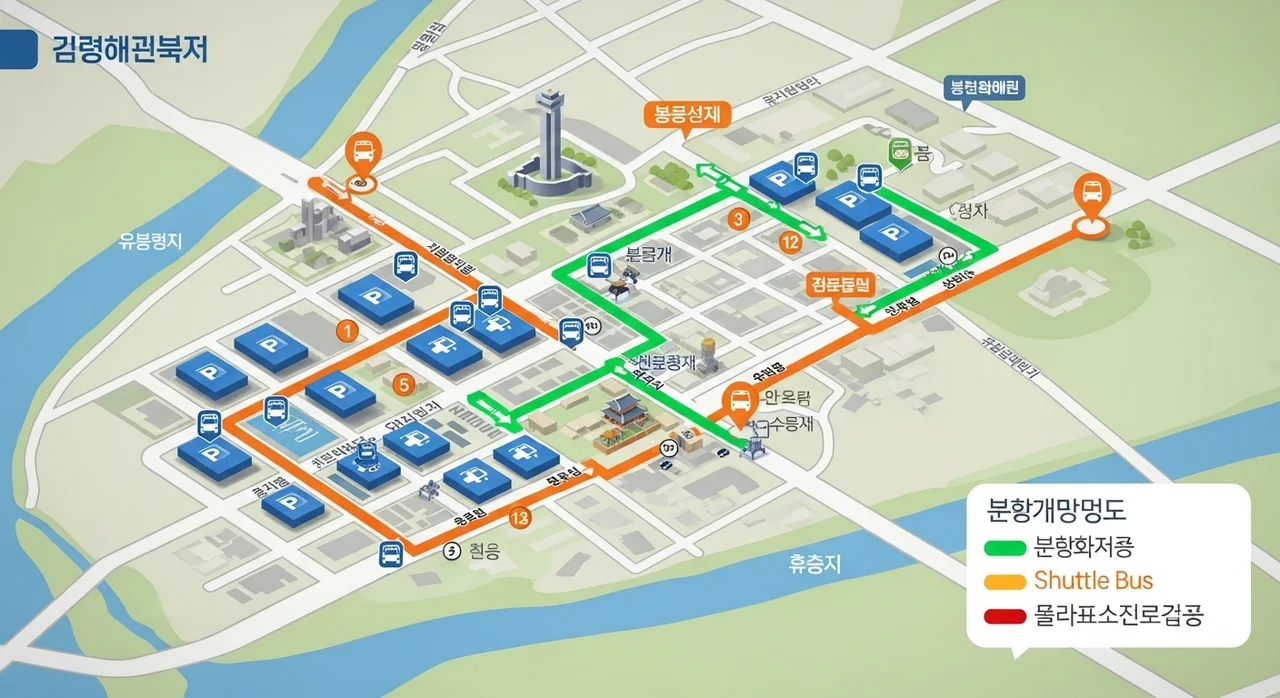 주차 및 교통 정보: 임시 주차장 꿀팁