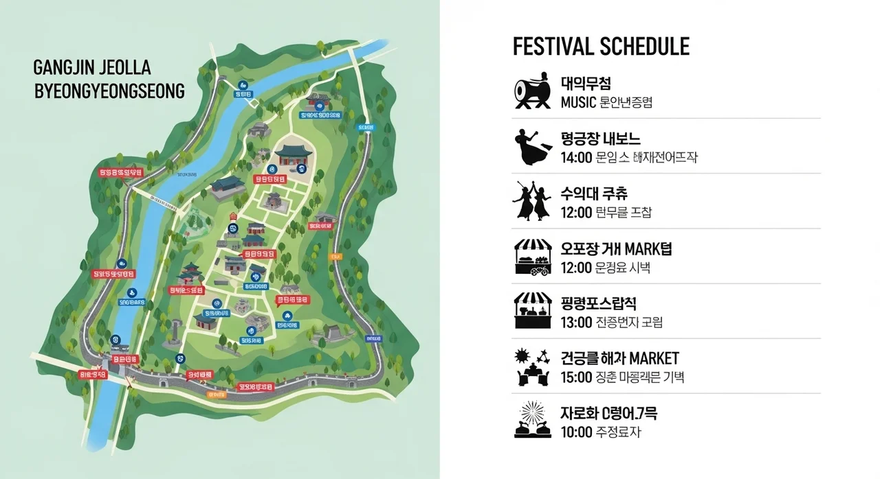 2026년 축제 상세 일정 및 장소 정보