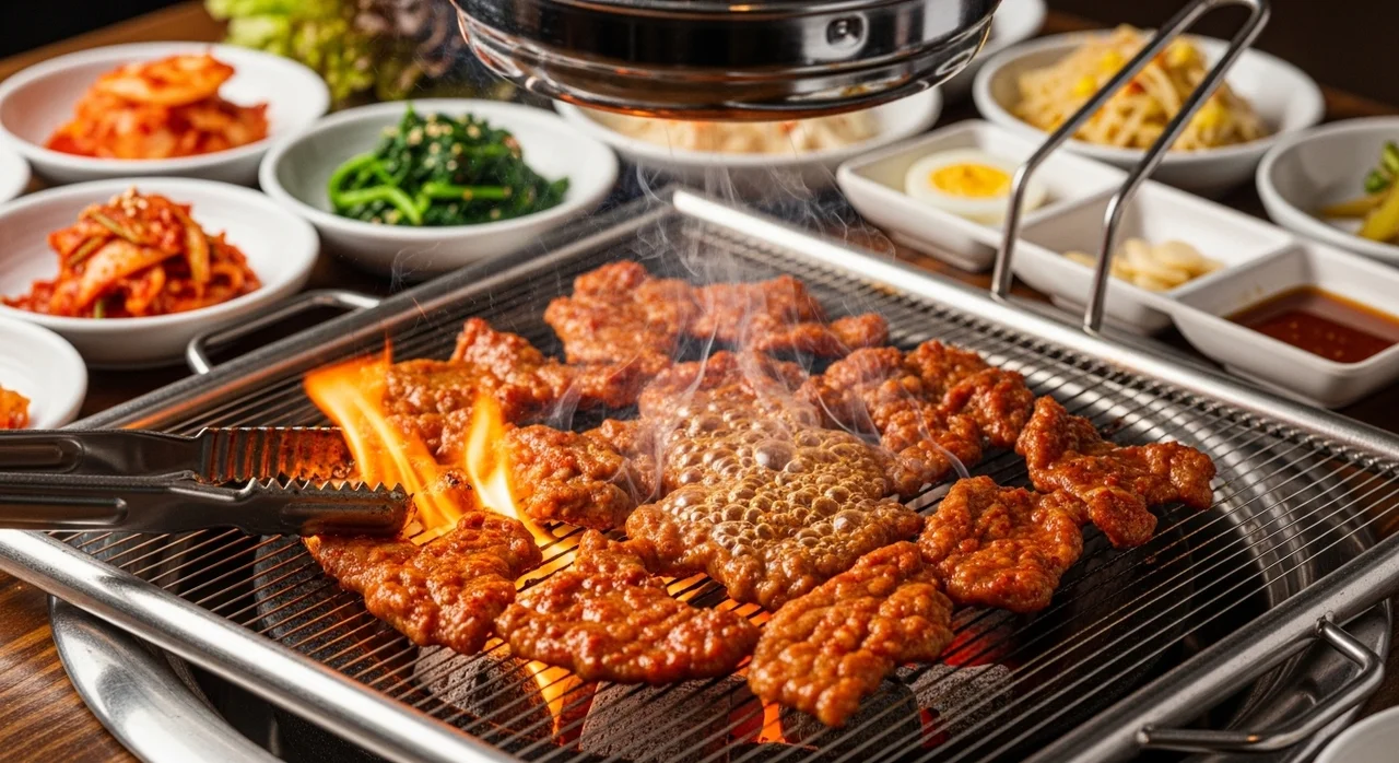 금강산도 식후경! 강진 병영 연탄불고기 거리