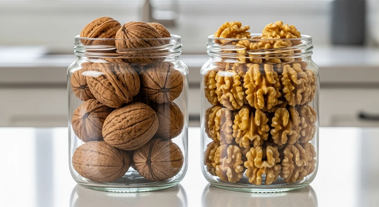 상태별 맞춤 호두 보관방법 (껍질 유무에 따라)