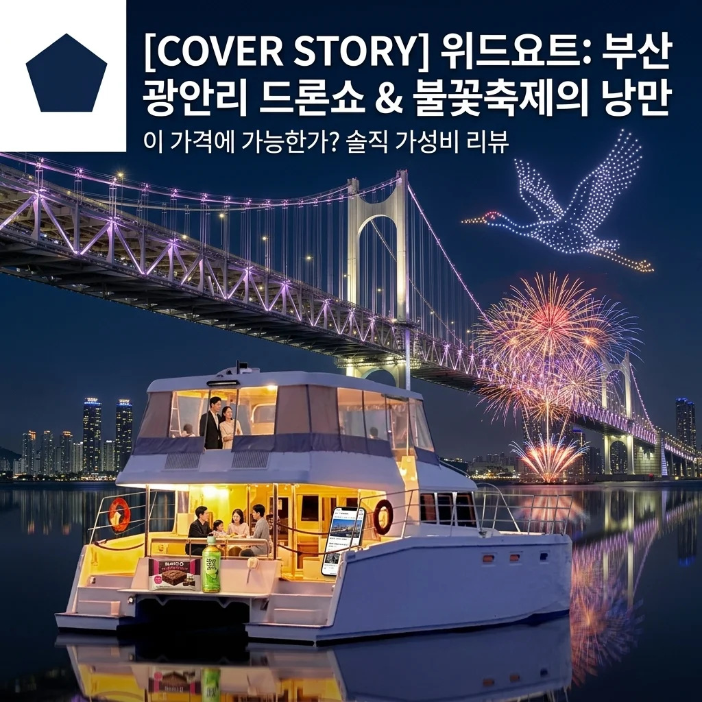 부산요트투어 위드요트, 이 가격에 광안리 야경 폭죽 드론쇼까지? 솔직 후기!